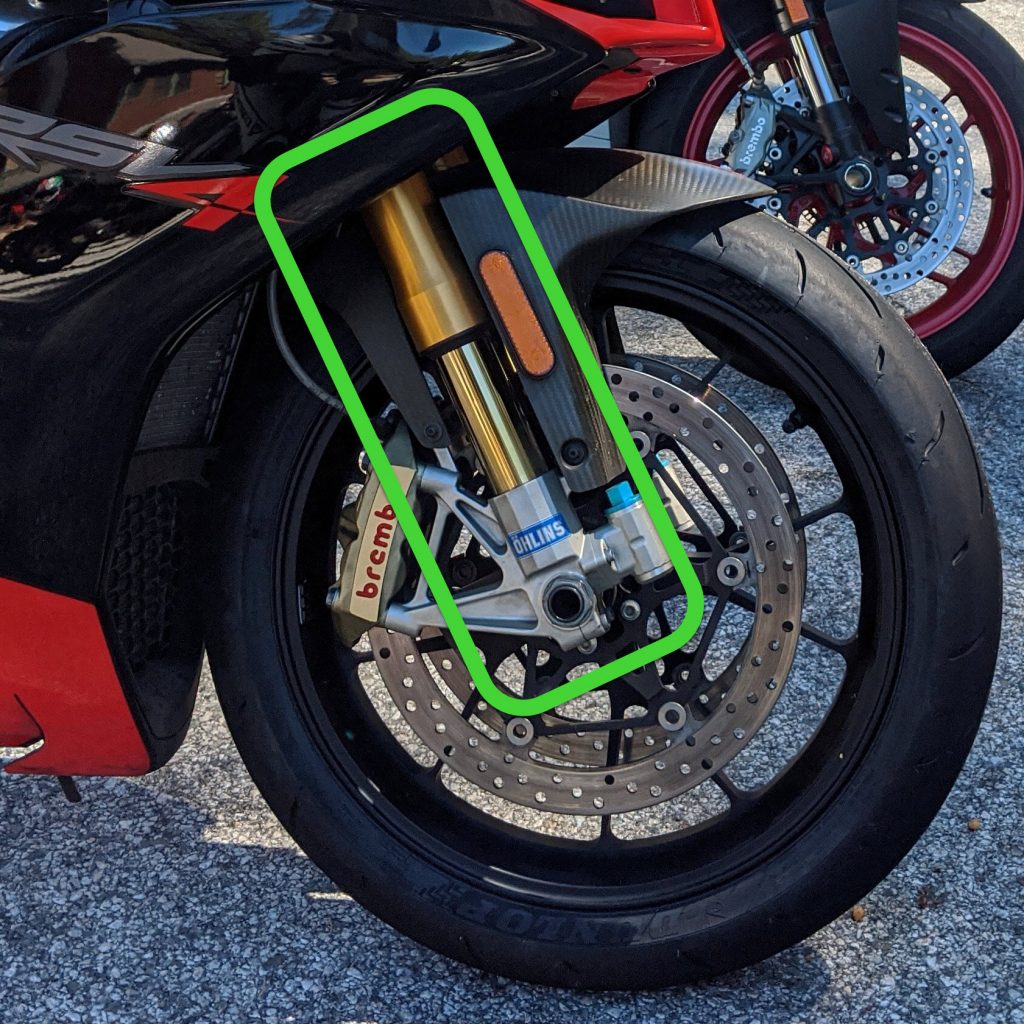 Motorcycle suspension fork